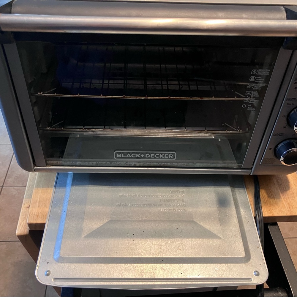 Black & Decker Silver Toaster Oven